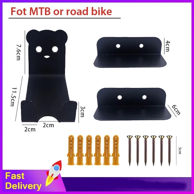 Bike Hook Rack Holder Bike Holder Hook MTB Road Bicycle Pedal Wall Hanger