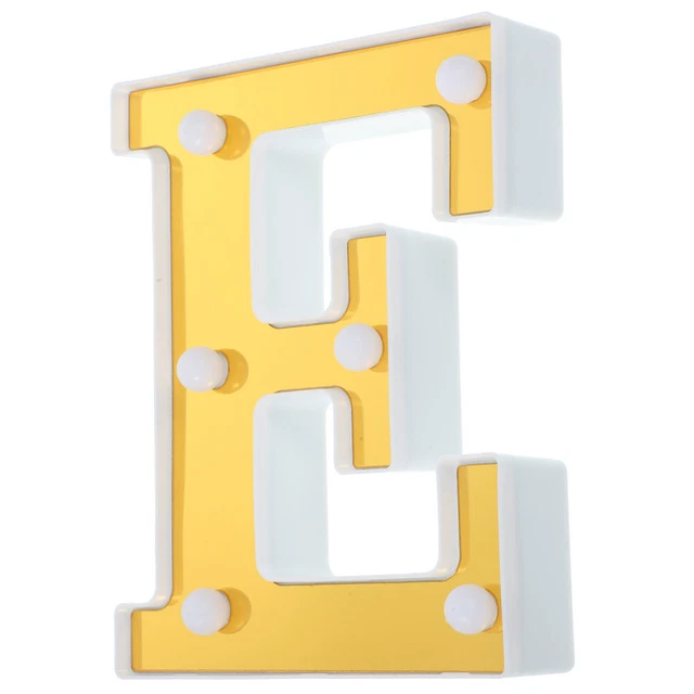 LIGHT UP ALPHABET Letter LED Marquee Sign English Lights Unique £8.85 ...