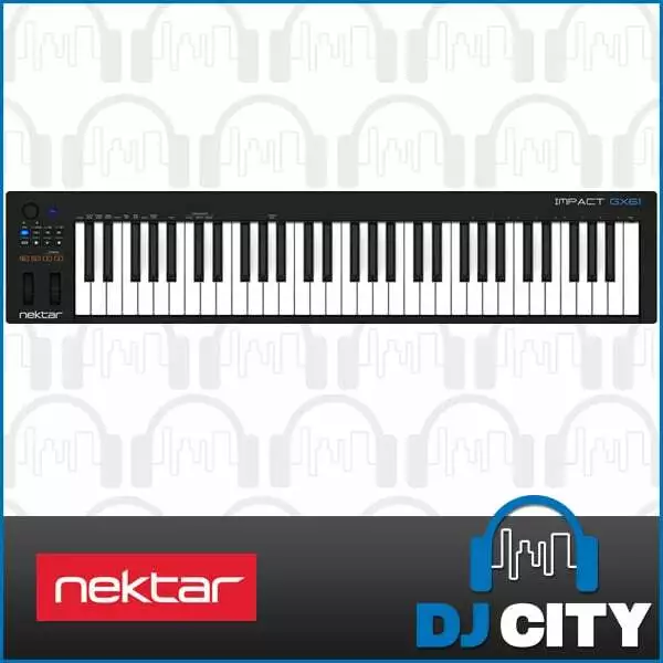 Nektar Impact GX61 USB MIDI Keyboard 61-Key w/ Bitwig 8-Track Software - NEW