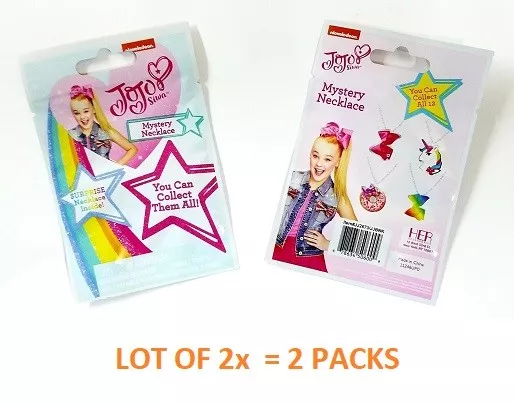 JOJO SIWA SURPRISE NECKLACE BLIND BAG Sealed LOT OF 1x OR 2x PACK GIRLS NEW