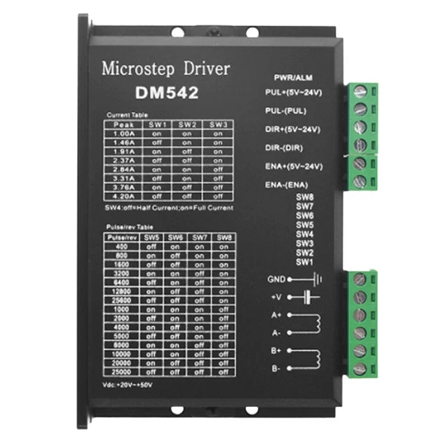 Software Cadi Contrôleur Moteur Pas à Pas DM542 - 4.2A 18-48VDC