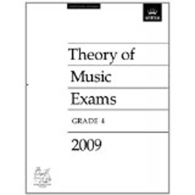 ABRSM Theory of Music Exams Grade 4 Past Practice Papers 2009 Book S101