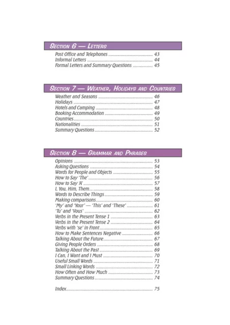 KS3 Französisch Studienführer und Arbeitsbuch mit Antwortjahren 7-9 CGP 3