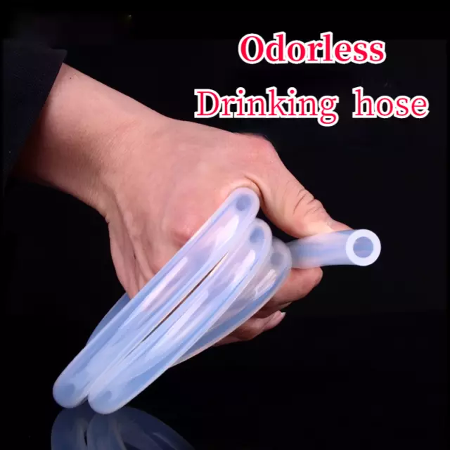 5/10m Clear Food Grade Silicone Tubing Flexible Hose Liquid Milk Water Tube Pipe 3