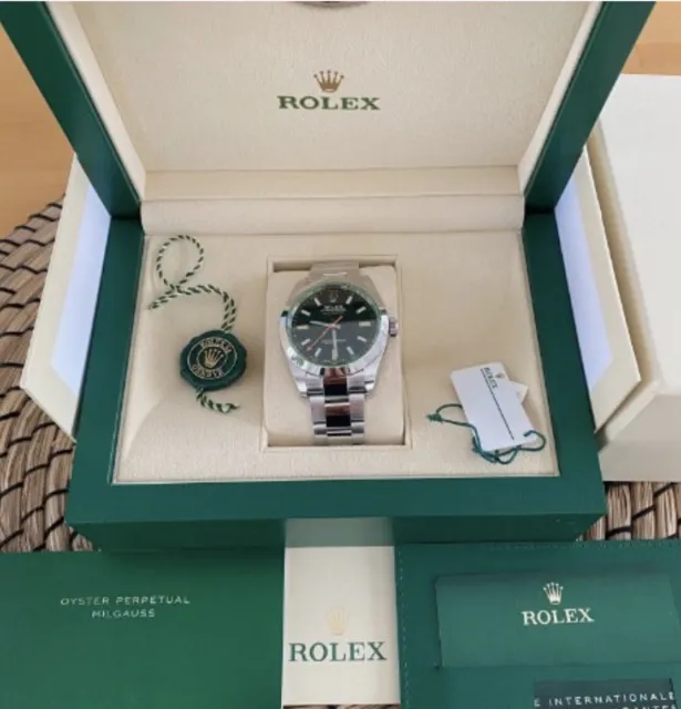 Rolex Milgauss Black Dial 116400GV 09/2020 Full Set