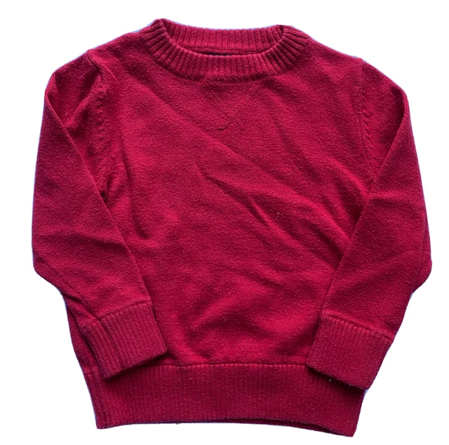 Baby Gap Boys Sweater Red Long Sleeve Sweater Toddler - Size 12-18 Months