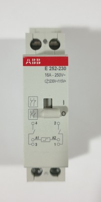 ABB Abb E252-230 Stromstoßschalter 230V/16A Sicherungsschalter Schalter Nuovo 