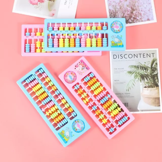 Plastic Mental Abacus Calculation 7 Beads 7Beads 11Column Abacus