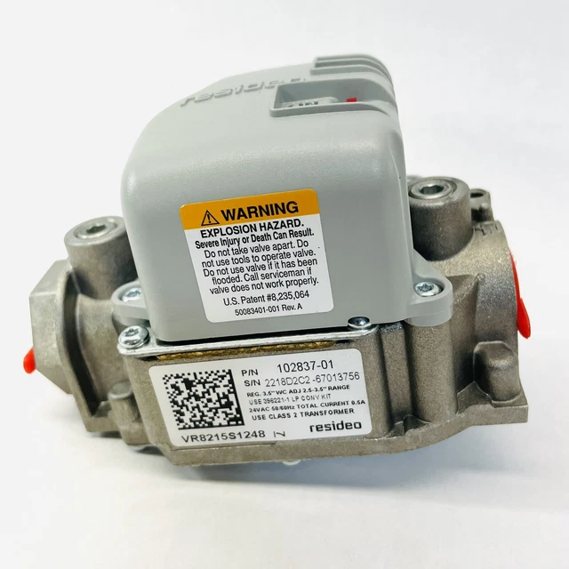 Resideo 73W17 Natural Gas Valve  1/2 Psi  102837-01 3.5 Wc (24V)