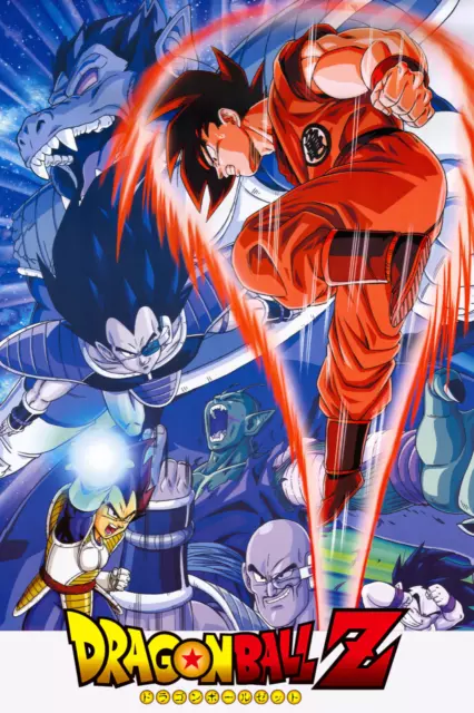 Dragon Ball GT Poster Goku Vegeta Fusion Gogeta SSJ4 18inx12in Free Shipping