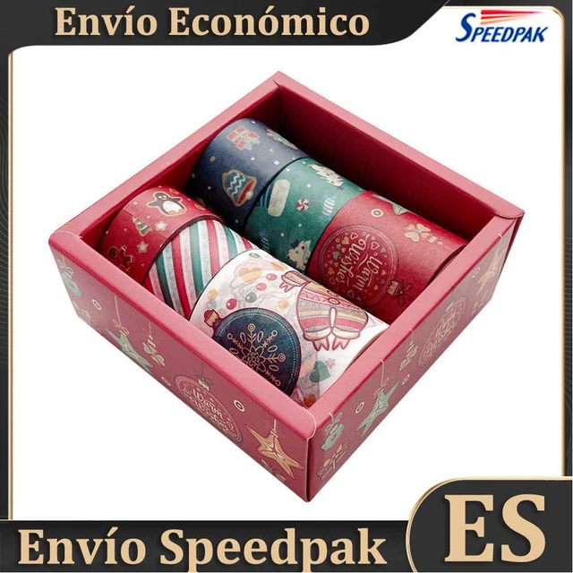 Holiday Gift Decorative Adhesive Tape DIY Scrapbooking Sticker Stationery es