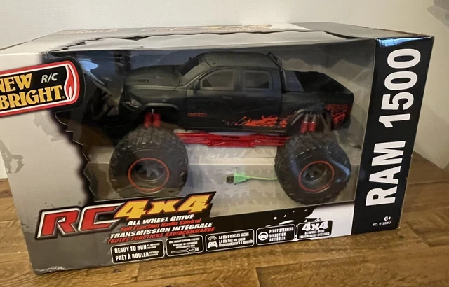 RARE NEW BRIGHT 1/6 Scale Dodge Ram 1500 4X4 Thunder RC Truck In Box ...