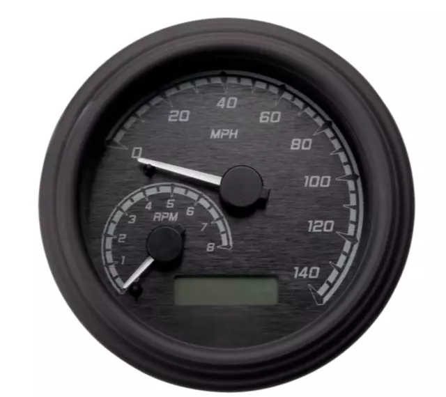 Dakota Digital - MVX-2011-KG-K - MVX Analog Gauge System, Black/Gray/Black