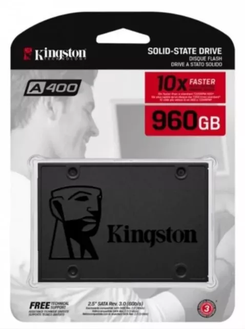 Kingston A400 960GB SSD 2.5" SATA III Solid State Drive HDD PC Computer Laptop