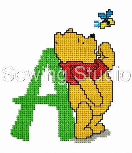 505 Disegni Ricamo Cartoon Bear Per Macchina Brother – Collezione PES Su USB - Foto 5