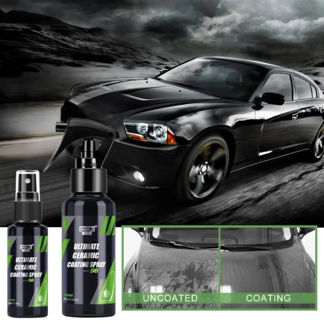 50/100ml Car Ceramic Coating Spray Hydrophobic Anti Rain Non-Scratch High Gloss