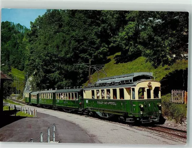 39874512 - St. Gallen Historischer Zug der St. Gallen-Gais-Appenzell Bahn SGA