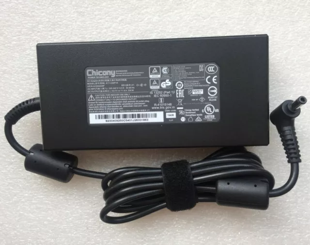 New Original SAGER NP8872N (CLEVO PD70PNN) Gaming Laptop Chicony 230W AC Adapter