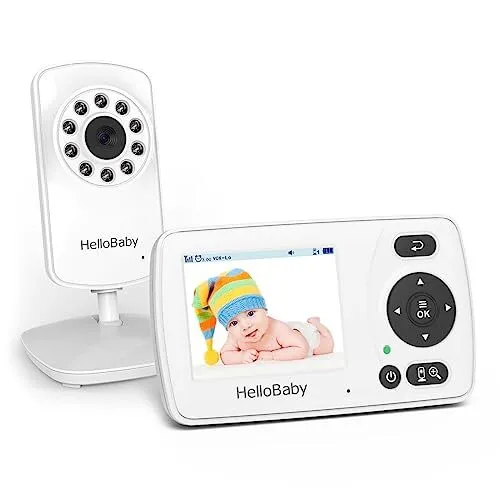 Monitor with Camera and Audio, 1000ft Long Range Video Baby Monitor-No WiFi, ...