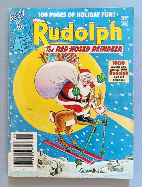 Best Of Dc Blue Ribbon Digest #4, Rudolph Red-Nosed Reindeer, Bronze Age, 1980
