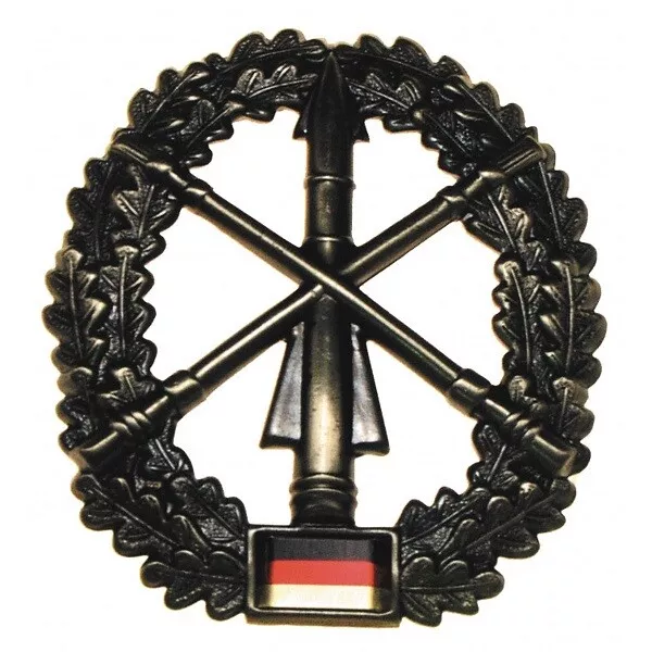 Orig. Bundeswehr Barettabzeichen, Metall Abzeichen Barett BW Truppengattung NEU