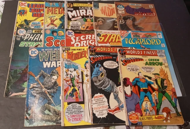Dc Comics Mixed Lot (14) Worlds Finest Wonder Woman Legion Of Sh Etc. ( Vg)