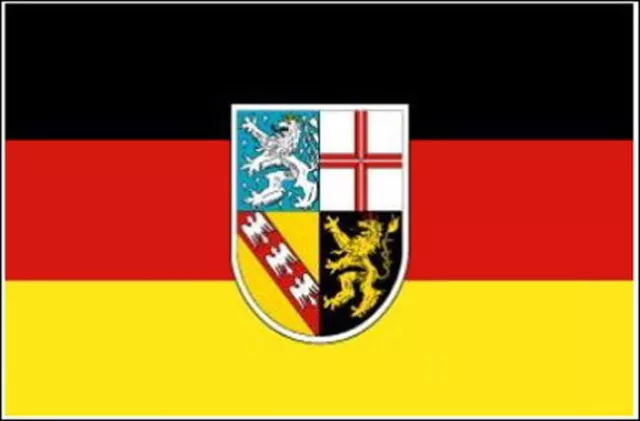 Fahne Saarland Flagge 90 x 150 Flag Bundesland Fahnenmast Saarbrücken