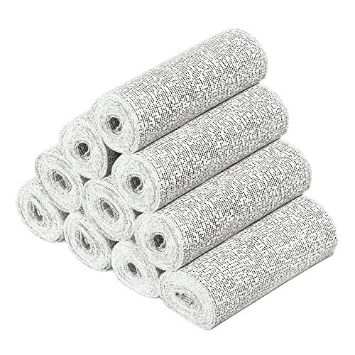 Paquete en L de 10 rollos de tela de yeso Navaris - vendajes de gasa para fundición corporal artesanía...