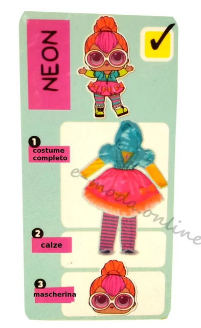Neon cutie lol costume cheap