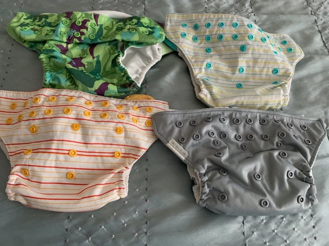 Bum Genius  Rumparoozs Adjustable Pocket Diaper Covers Lot x 4