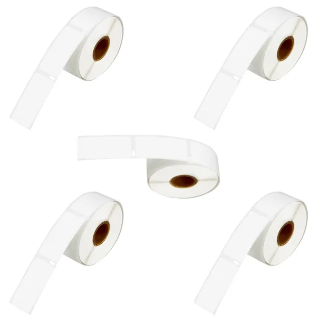 5 Rolls Rat Tail Jewelry Price Tag Labels 30373 for Dymo LabelWriter 450 Duo