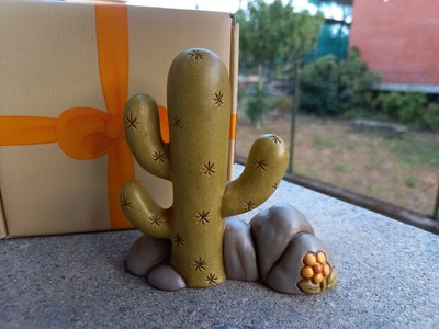 I Classici Cactus con Cespuglio Presepe Ceramica THUN Statuine Presepe Classico 