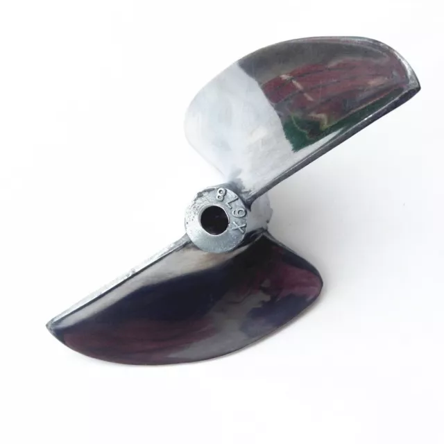 PROPELLER X678 aluminum prop 1/4" shaft 2 blade 78mm diameter for RC boat