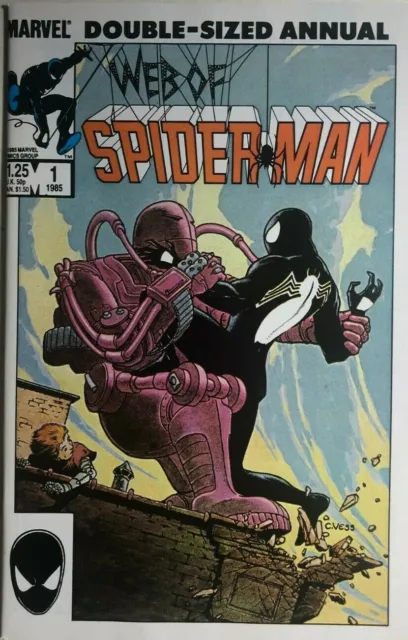 WEB OF SPIDER-MAN ANNUAL #1 (1985) Marvel Comics FINE