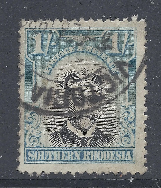 Southern Rhodesia 1924 GV SG 10 1s  1/- Fine Used K578h