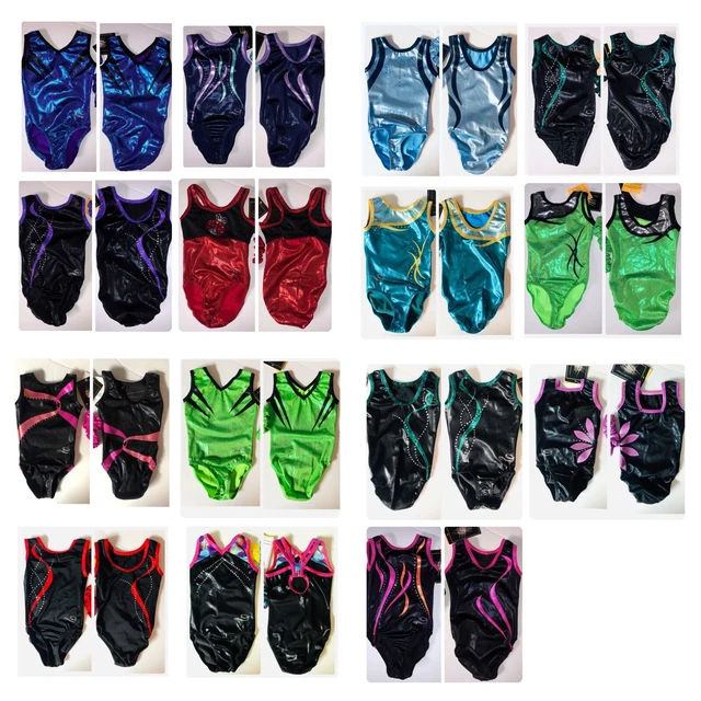 NEW Competition $150 Swarovski Dreamlight GK Gymnastics Leotard Scrunchie 4 - 6