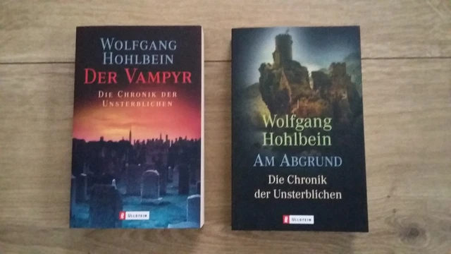 2x Buchpaket Die Chronik der Unsterblichen (Am Abgrund und Der Vampyr)