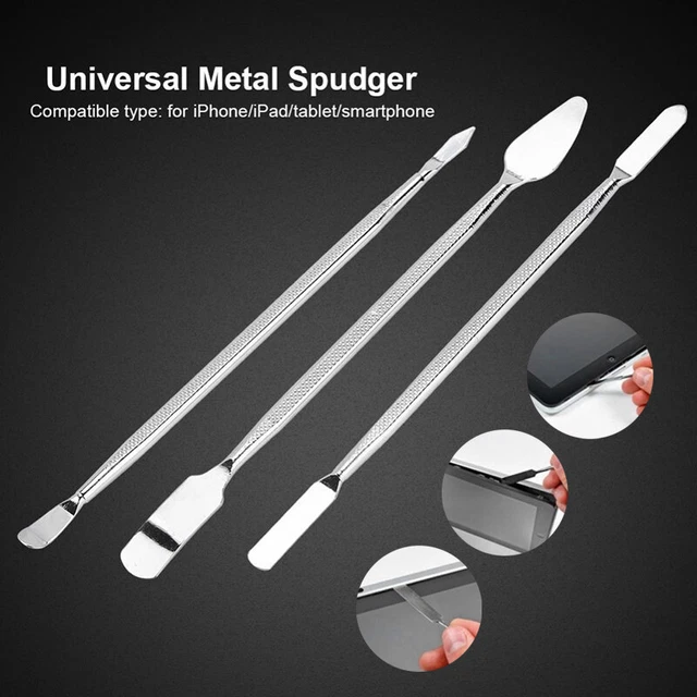 3X Metal Opening Pry Spudger Crowbar Repair Tool for Cell Phone Laptop Tablet CS