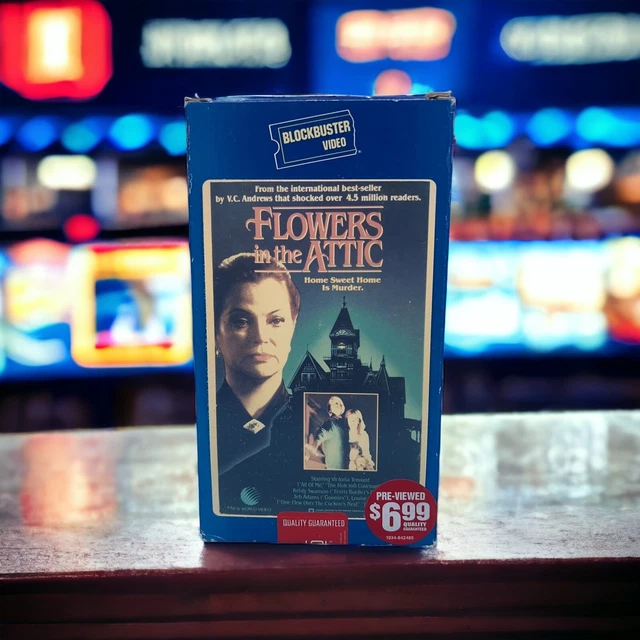 HTF BLOCKBUSTER RENTAL Flowers In The Attic VHS Video Tape Movie 1987