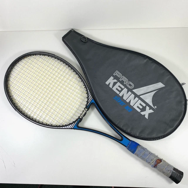 Raquette Pro Kennex Silver Ace – Bleue/Noire, Avec Housse (Occasion, À Restaurer)