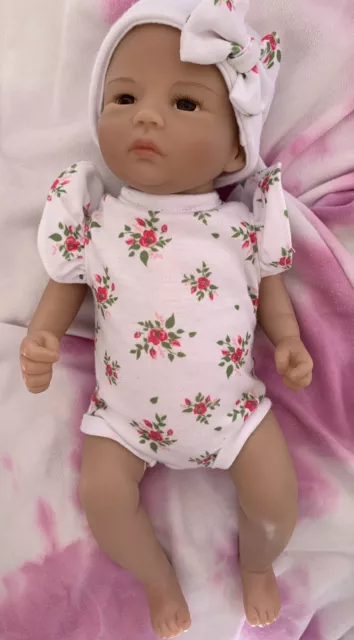 Paradise Galleries  “Bitsy” Baby Doll  by Mayra Garza  Vinyl  Pink & Brown Eyes