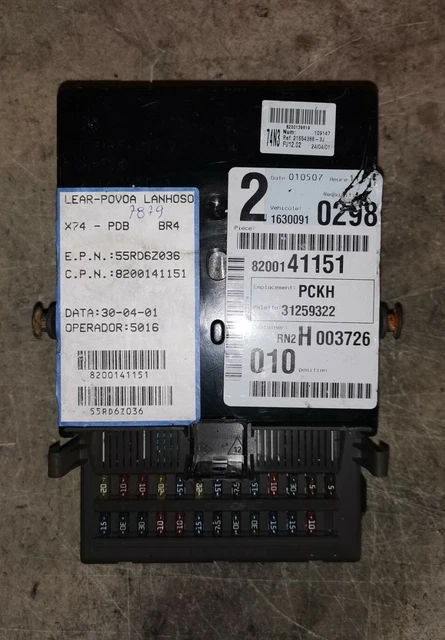 Boîtier UCH Renault Laguna 2 Phase 2 Break 1.9 DCI - 8200500343 - Occasion - Garantie 12 Mois