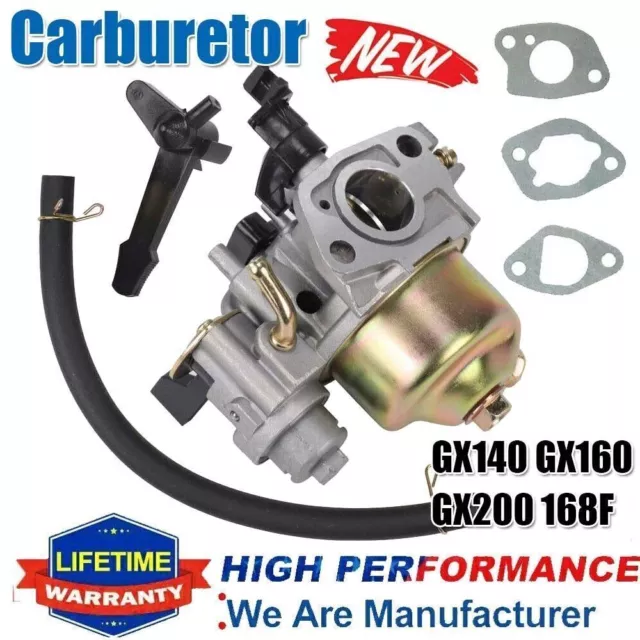 Carburetor for HONDA GX160 GX200 5.5HP 6.5HP 16100-ZH8-W61 W/ Choke Lever Carb