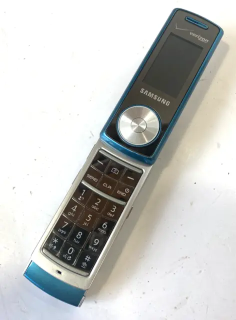 Samsung Juke SCH-U470 Vintage Cell Phone Verizon Blue AS IS UNTESTED