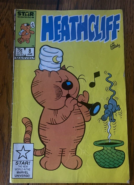 Heathcliff #8 Marvel Comic Book 1986 Star Comics