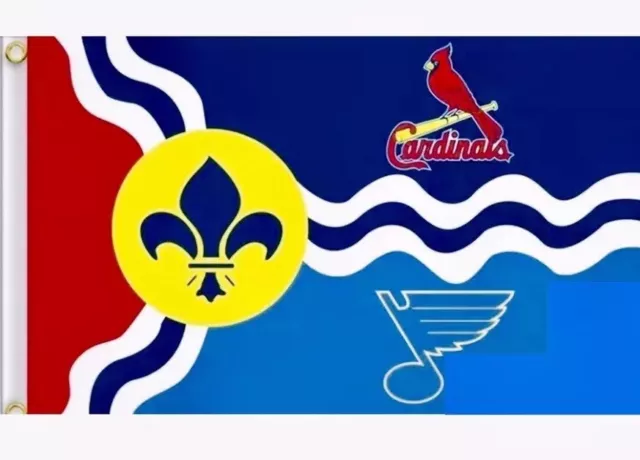 NIP St Louis Cardinals Blues Long Sleeve Hockey Jersey XL Busch SGA 9-10-21