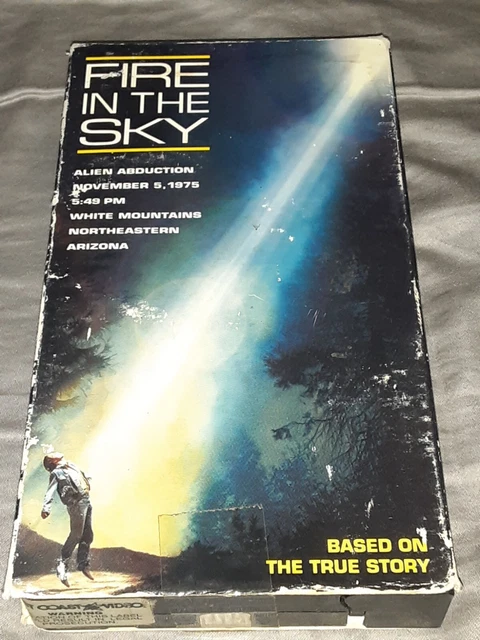 FIRE IN THE Sky VHS Paramount Release Rare HTF Alien Abduction Horror