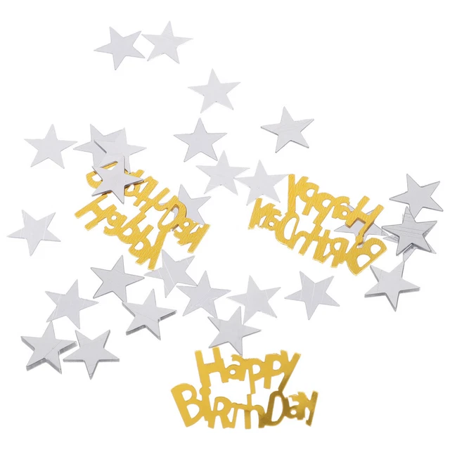 Confettis Numéros Rose Et Argent Pour Table D'anniversaire - Lot De 51 à 100 Pièces, Brillants