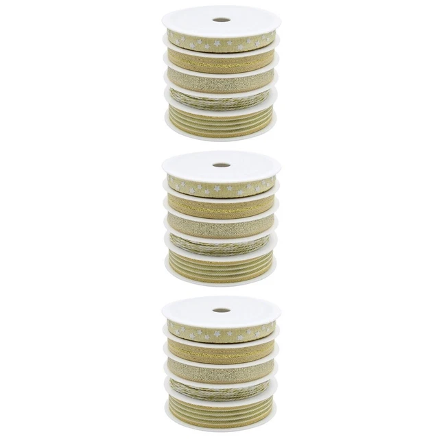 15 rollen von Polyester Geschenk Verpackung Bänder Geschenke Verpackung