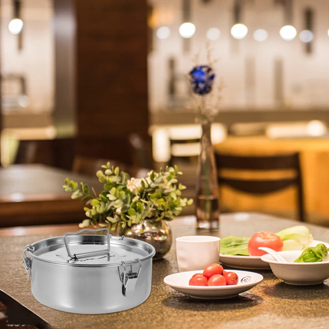 Stampo Per Flan Con Coperchio - Vadillo, Acciaio Inox, 19x19x7,5 Cm, Per Pentola Da 6 Litri, Per Flan, Quesillo E Budini